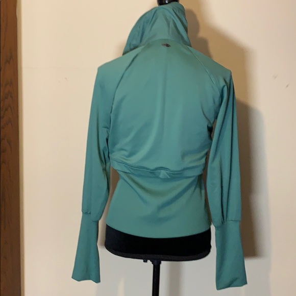 Adidas Climalite running jacket, turquoise, S - Picture 3 of 8